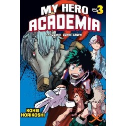 My Hero Academia tom 3 Akademia Bohaterów Kohei Horikoshi manga
